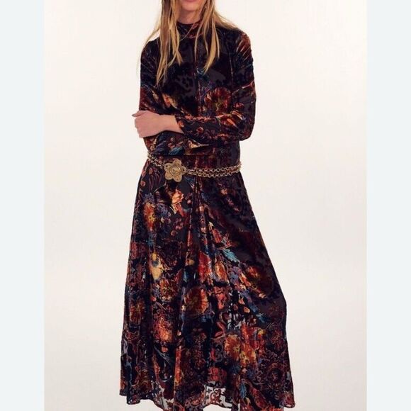 Free People Floral Maxi Dress - Multicolor - Picture 9 of 9